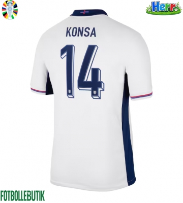 England Ezri Konsa #14 Hemmatröja EM 2024 Kortärmad